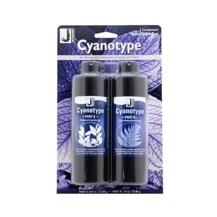 Jacquard Cyanotype Sensitizer Set for Creating Sun Prints on Fabric and Paper