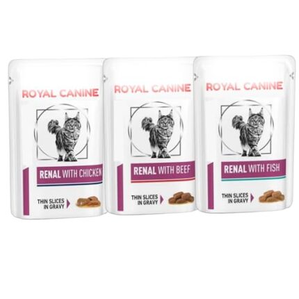 CD Canin Renal Cat Food Wet Veterinary 3 Box of Chicken Beef Fish Feline Kidney Total of 12 x 85g